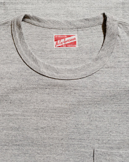 The Real McCoy's MC22006 Pocket Tee Gray