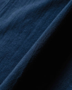 The Real McCoy's MC22006 Pocket Tee Marine Blue Fabric