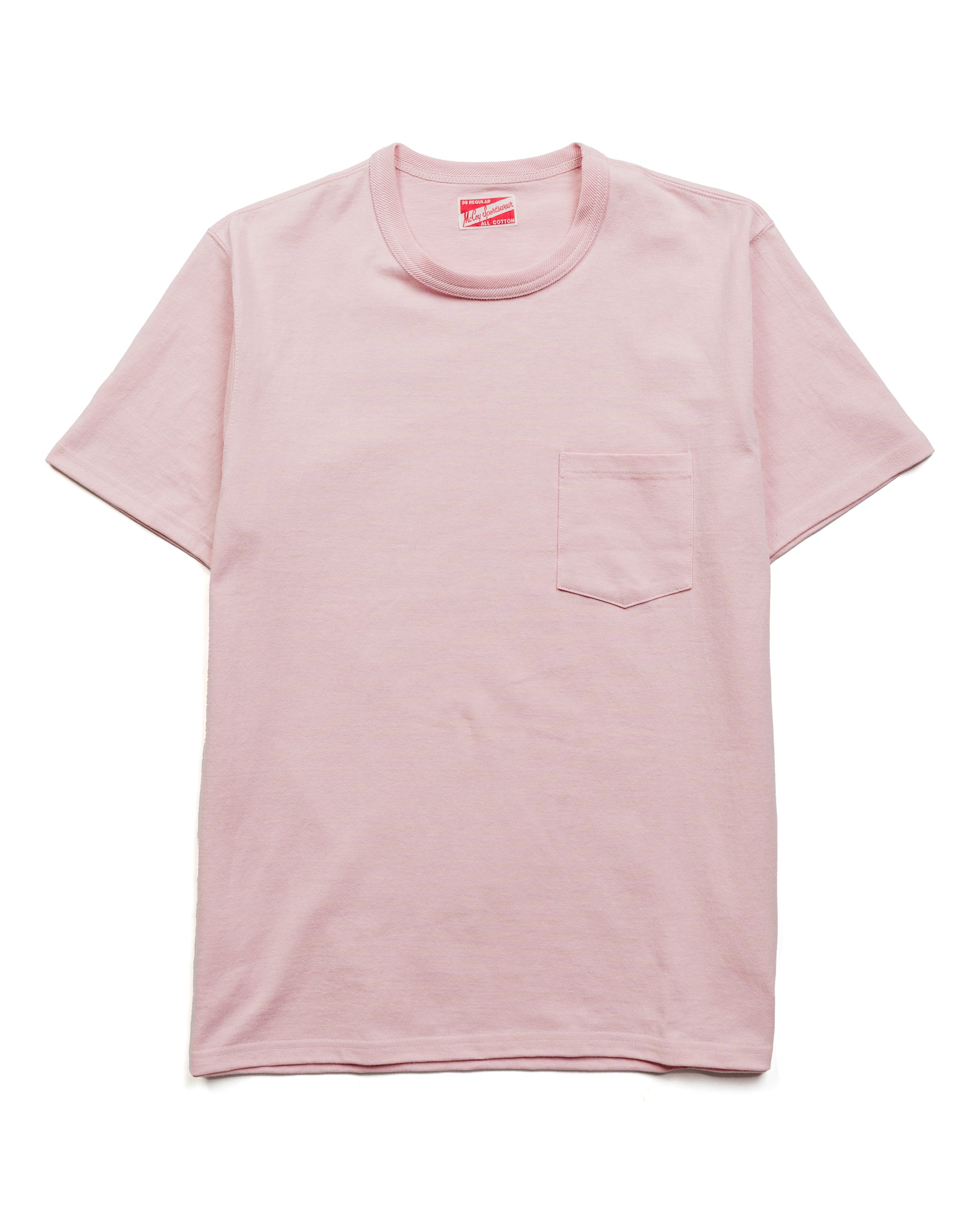 The Real McCoy's MC22006 Pocket Tee Pink