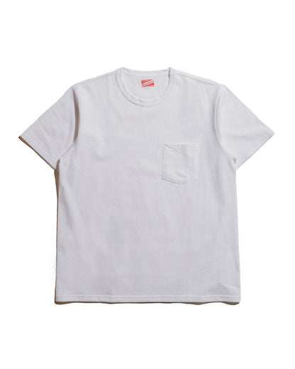The Real McCoy's MC22006 Pocket Tee White