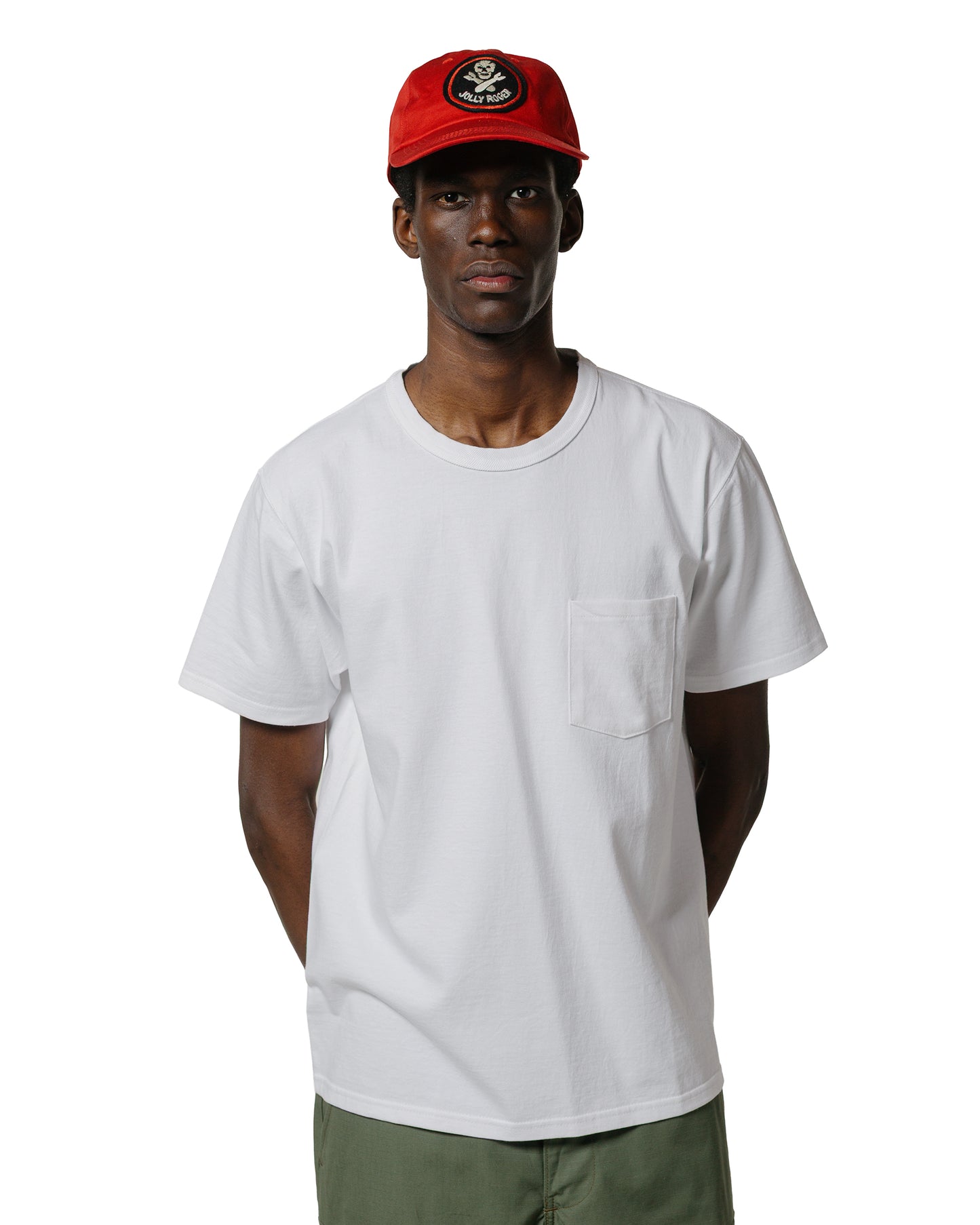 The Real McCoy's MC22006 Pocket Tee White