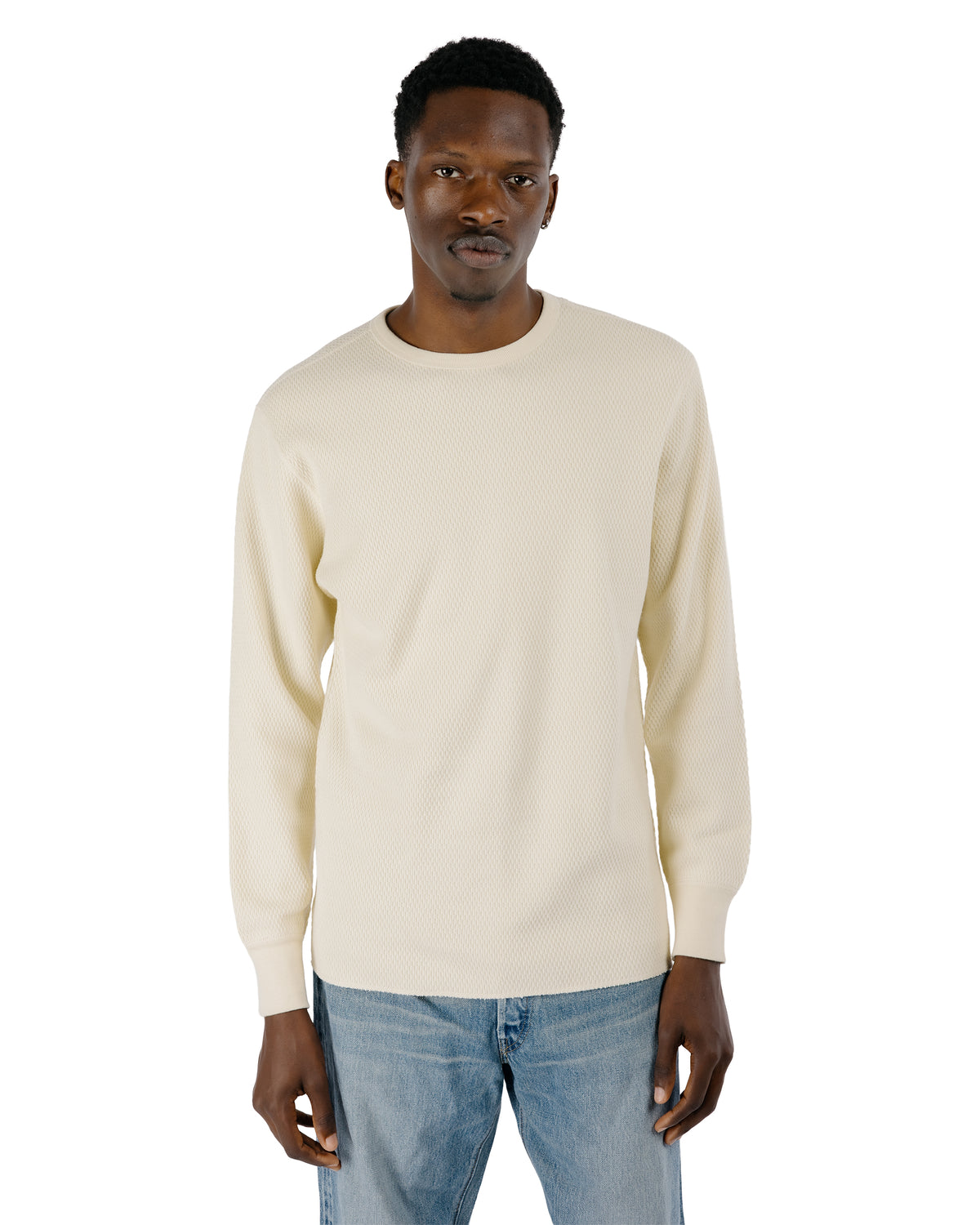 The Real McCoy's MC22109 U.S. Army Military Thermal Shirt Milk