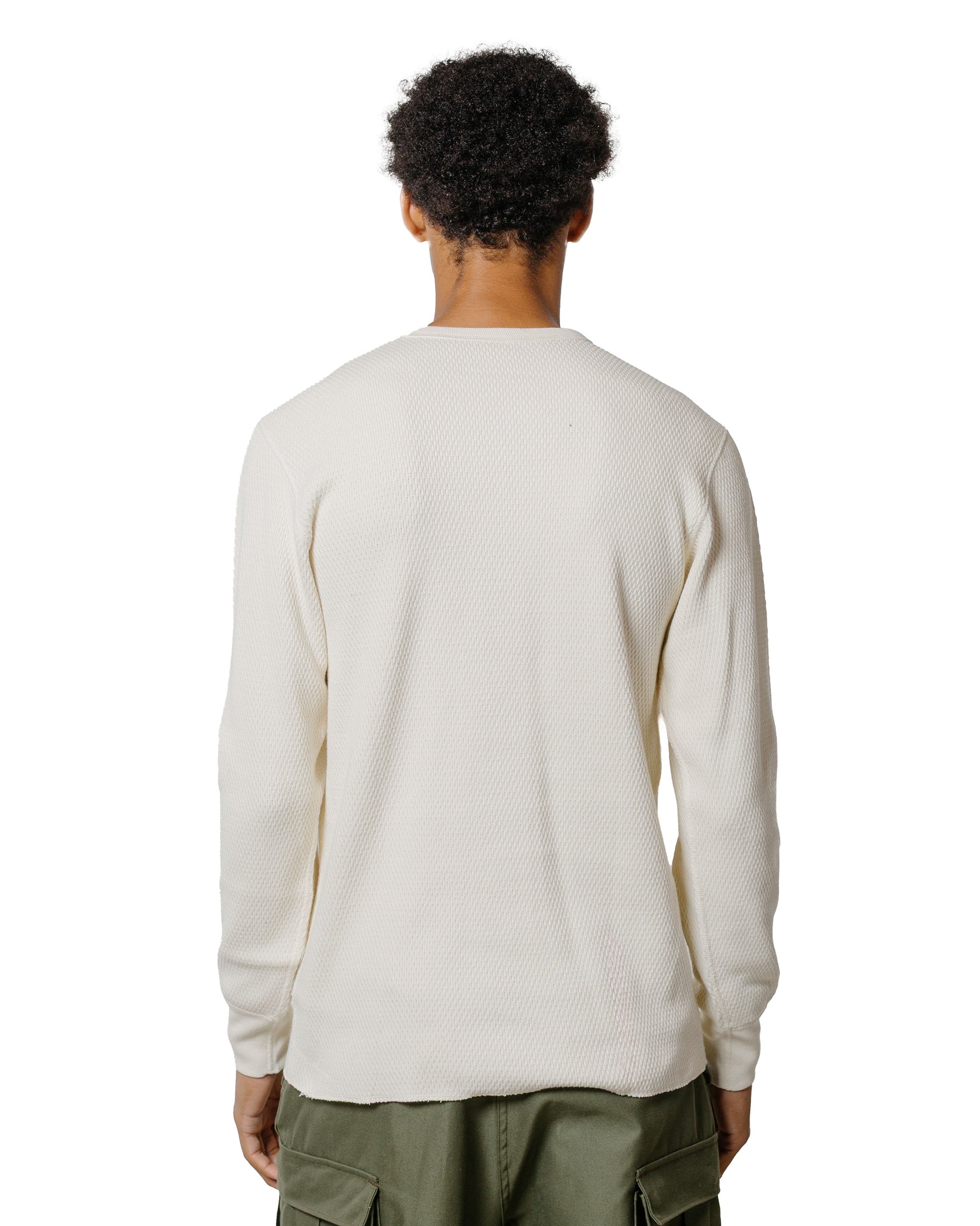 The Real McCoy's MC22109 U.S. Army Military Thermal Shirt Milk