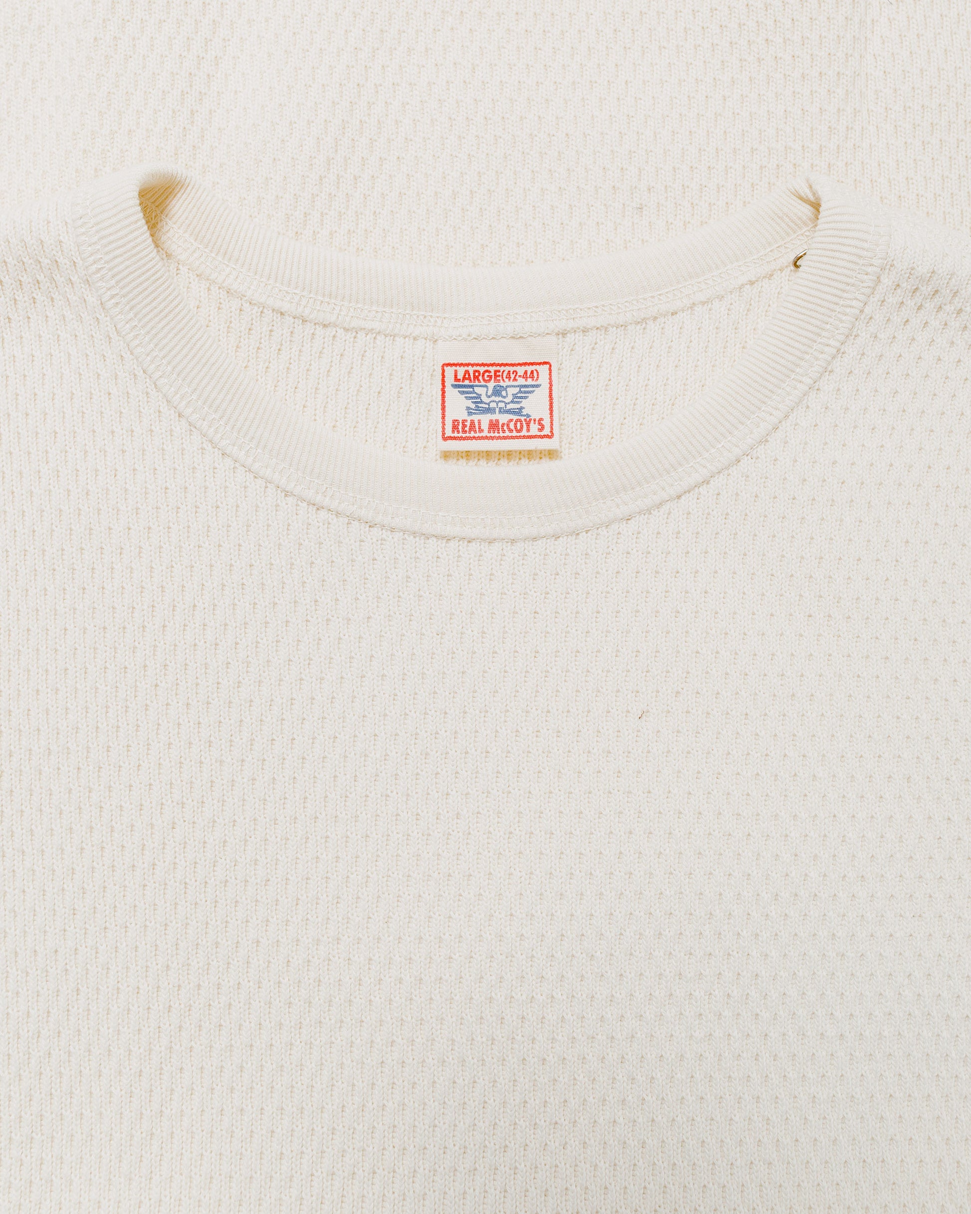 The Real McCoy's MC22109 U.S. Army Military Thermal Shirt Milk