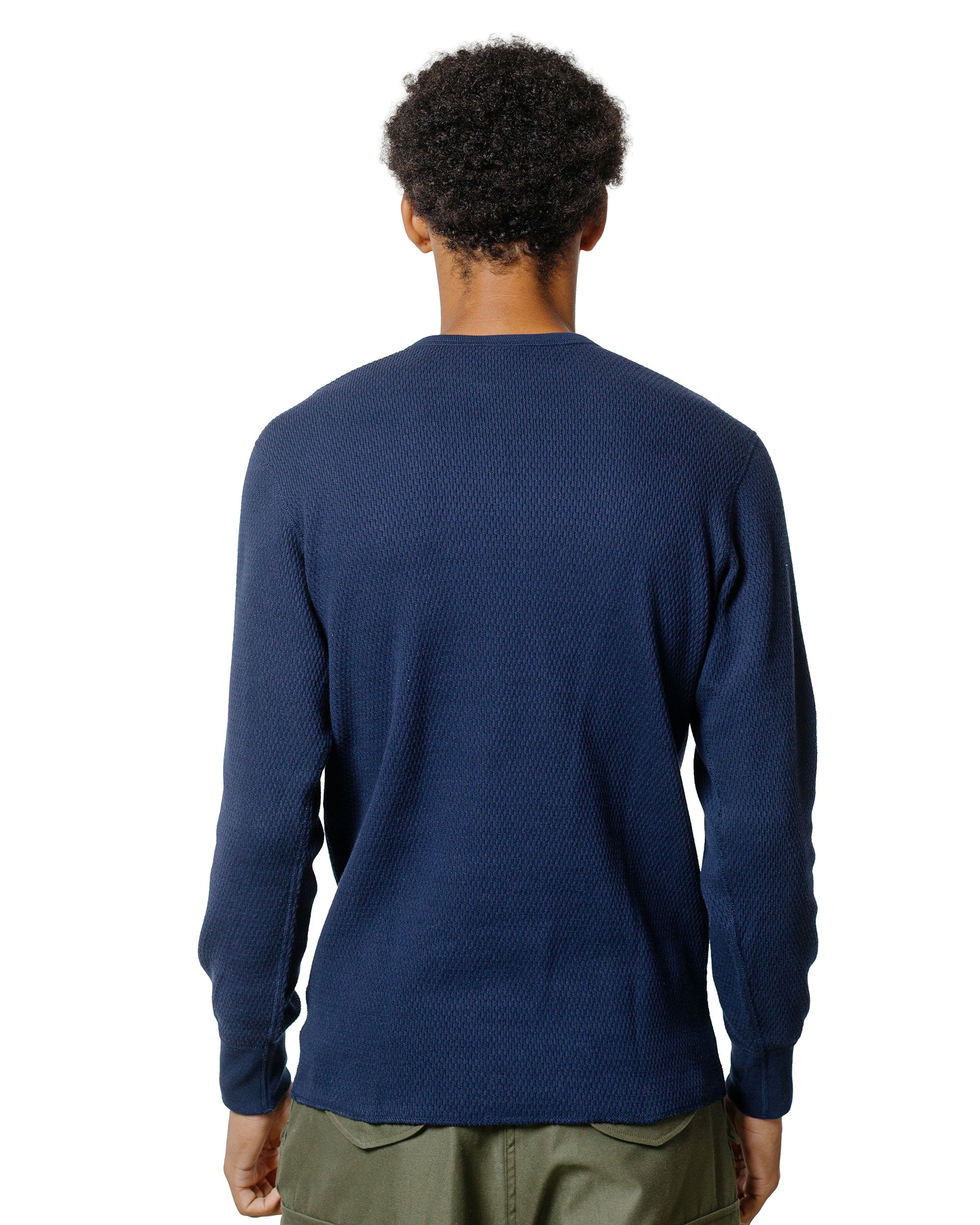 【即完売】THERMAL SHIRT NAVY FEELS. The Real McCoy's MC22109 U.S. Army Military Thermal Shirt Navy