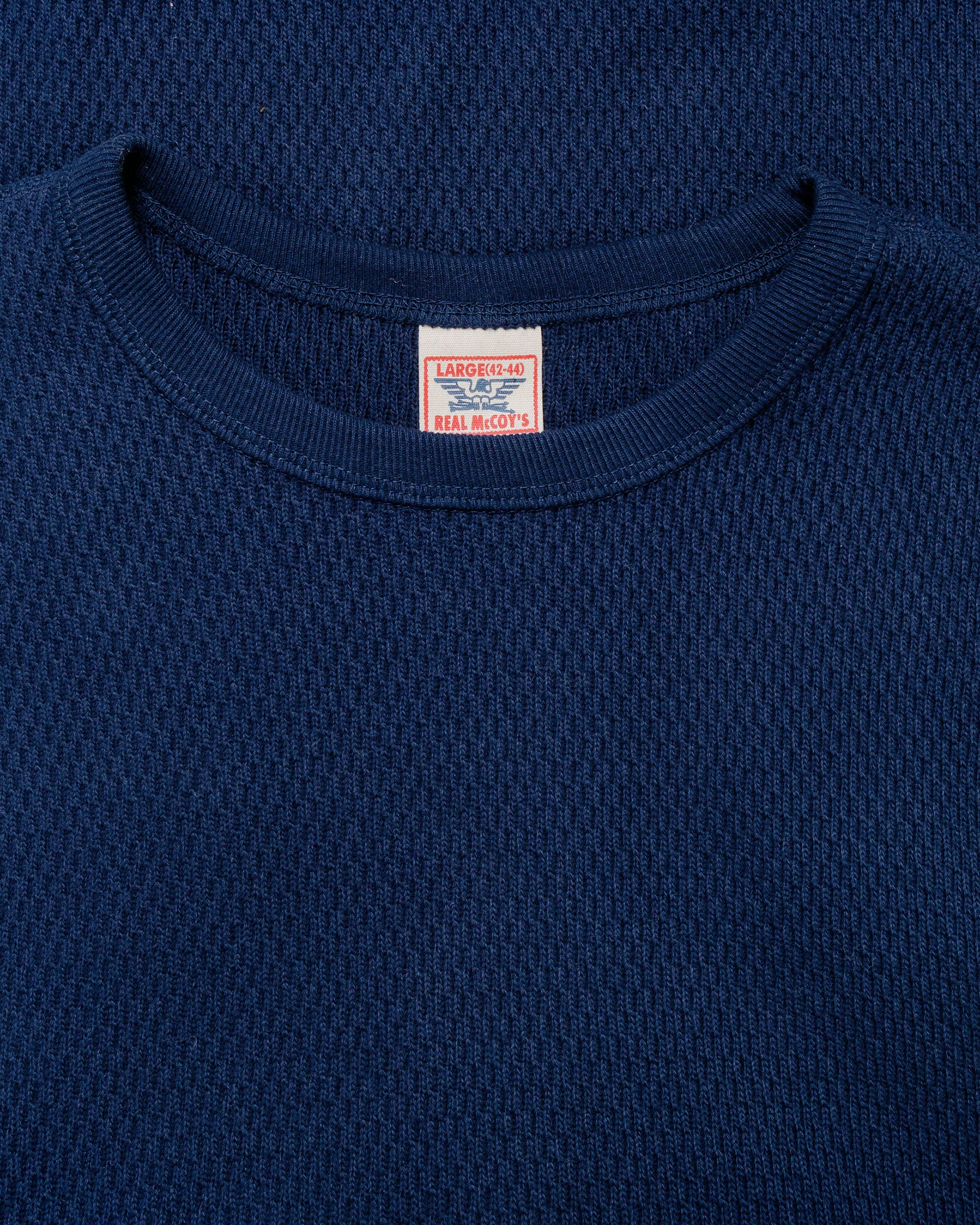 The Real McCoy's MC22109 U.S. Army Military Thermal Shirt Navy