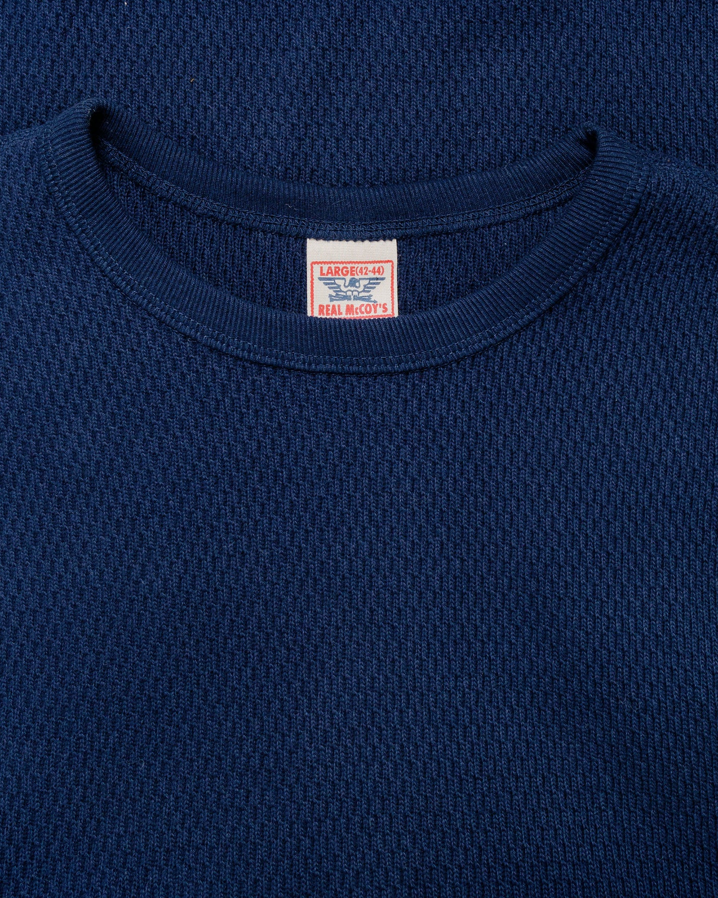 The Real McCoy's MC22109 U.S. Army Military Thermal Shirt Navy