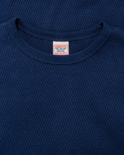 The Real McCoy's MC22109 U.S. Army Military Thermal Shirt Navy