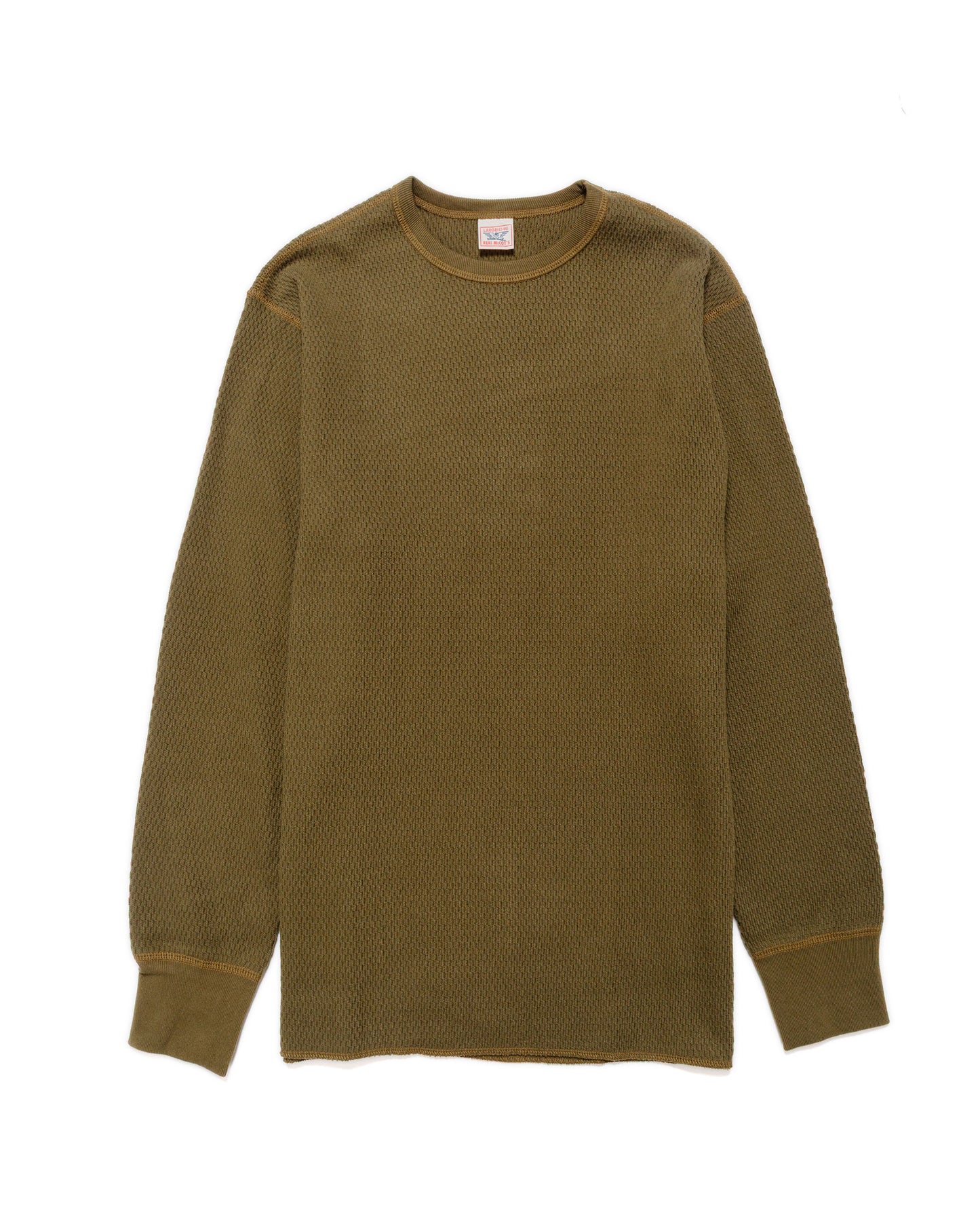 The Real McCoy's MC22109 U.S. Army Military Thermal Shirt Olive