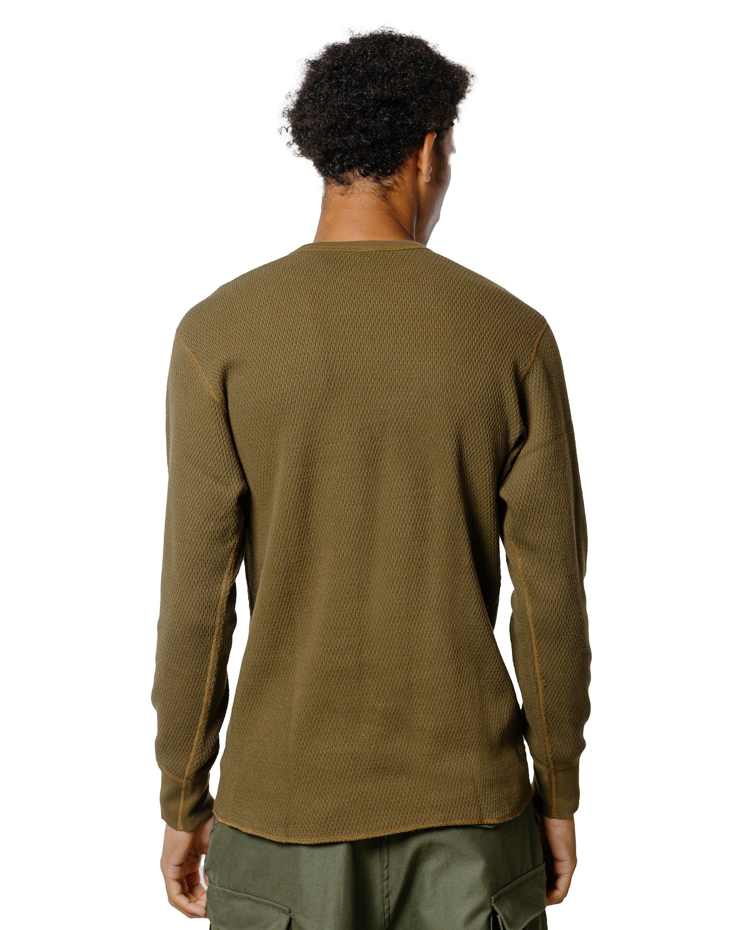 The Real McCoy's MC22109 U.S. Army Military Thermal Shirt Olive