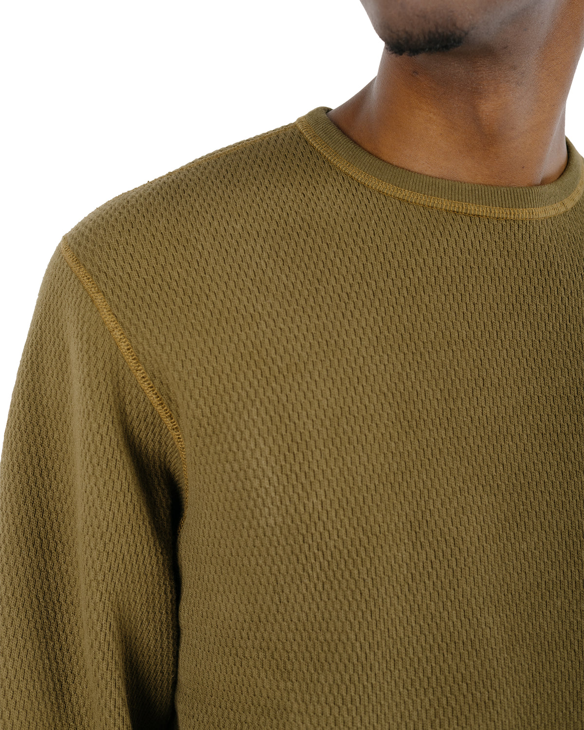 The Real McCoy's MC22109 U.S. Army Military Thermal Shirt Olive