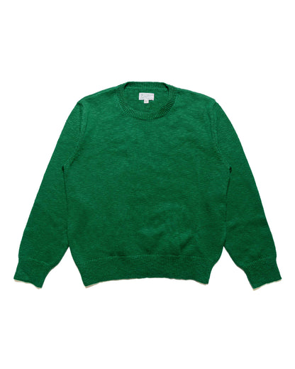 The Real McCoy's MC23014 Cotton Crewneck Sweater Green