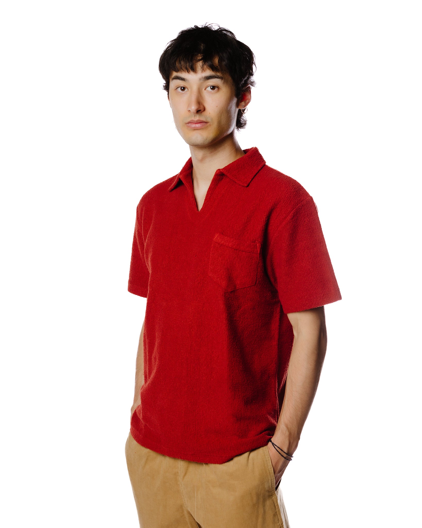 The Real McCoy's MC23017 Cotton Pile Skipper Scarlet