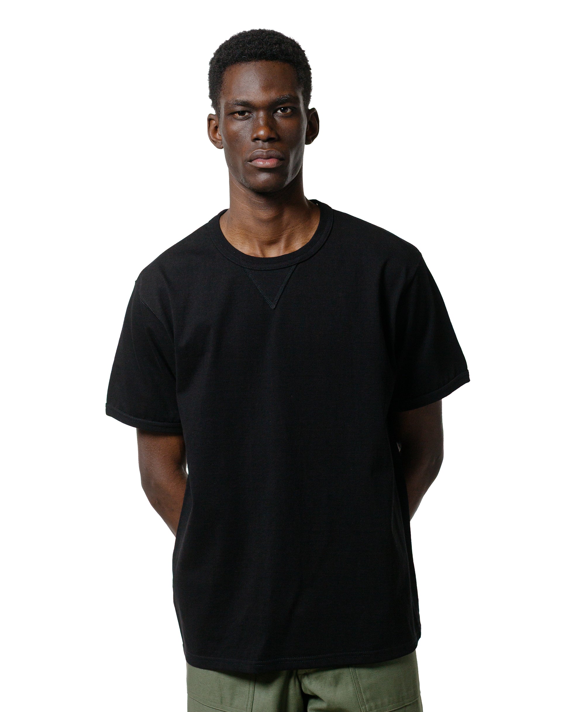 The Real McCoy's MC23020 Gusset Tee Black