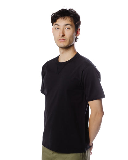 The Real McCoy's MC23020 Gusset Tee Black Model Detail