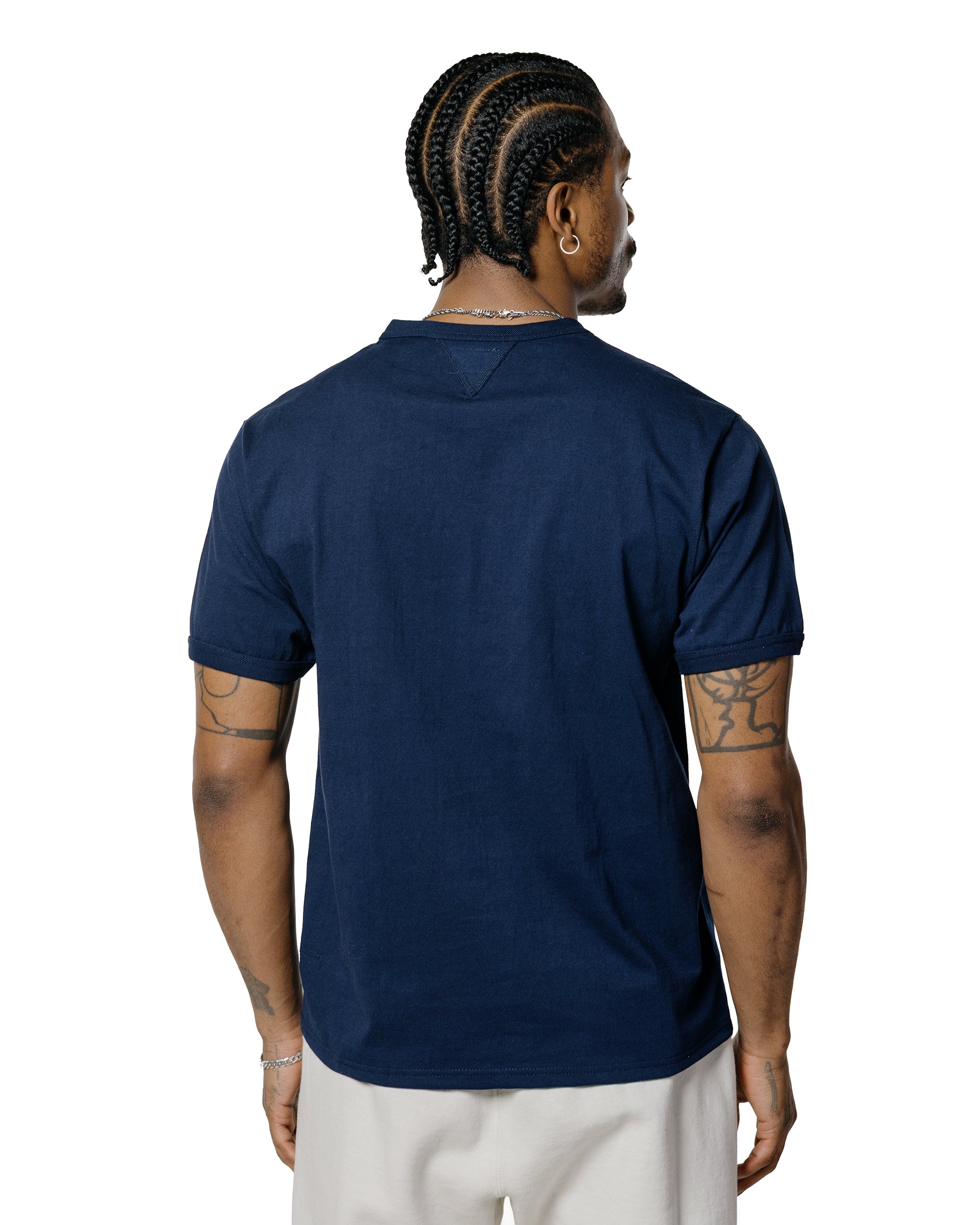 The Real McCoy's MC23020 Gusset Tee Navy