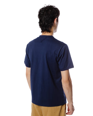 The Real McCoy's MC23020 Gusset Tee Navy Model Rear