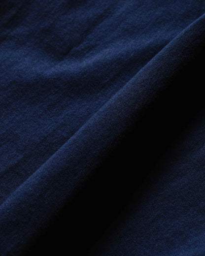 The Real McCoy's MC23020 Gusset Tee Navy Fabric