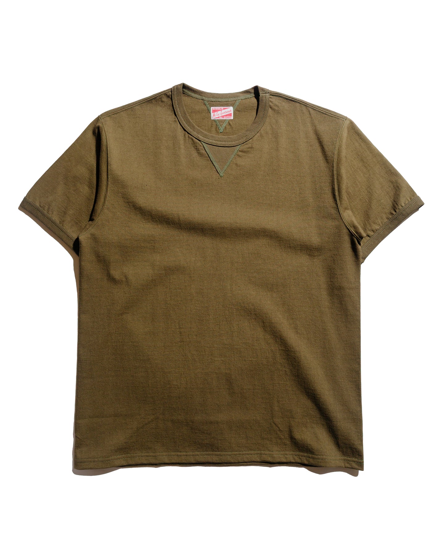 The Real McCoy's MC23020 Gusset Tee Olive