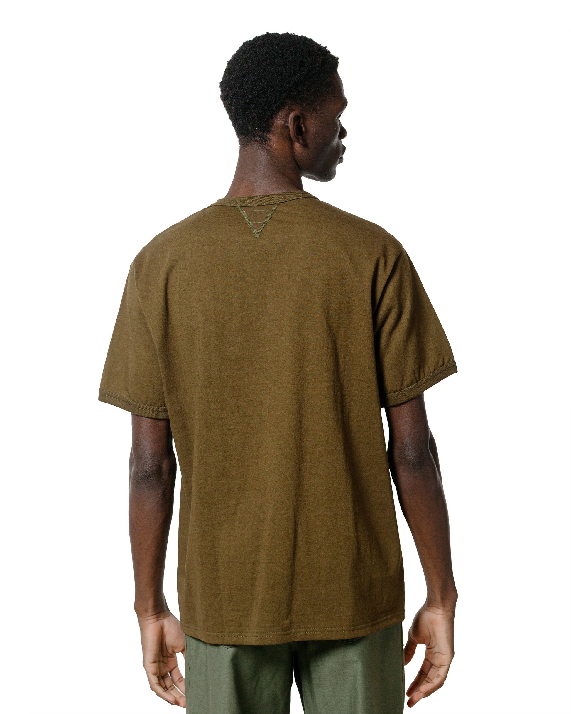 The Real McCoy's MC23020 Gusset Tee Olive