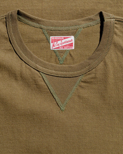 The Real McCoy's MC23020 Gusset Tee Olive