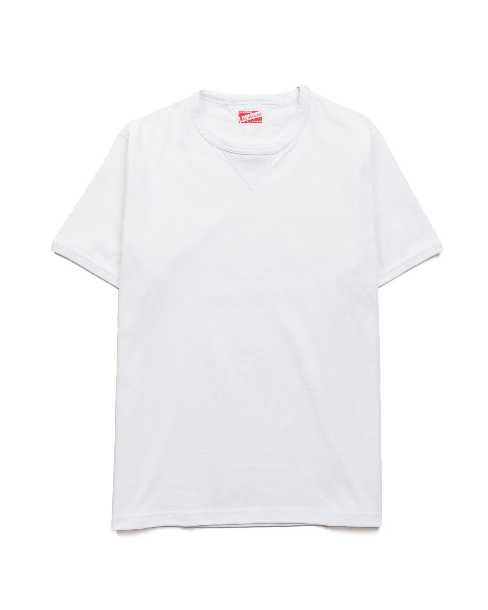 The Real McCoy's MC23020 Gusset Tee White