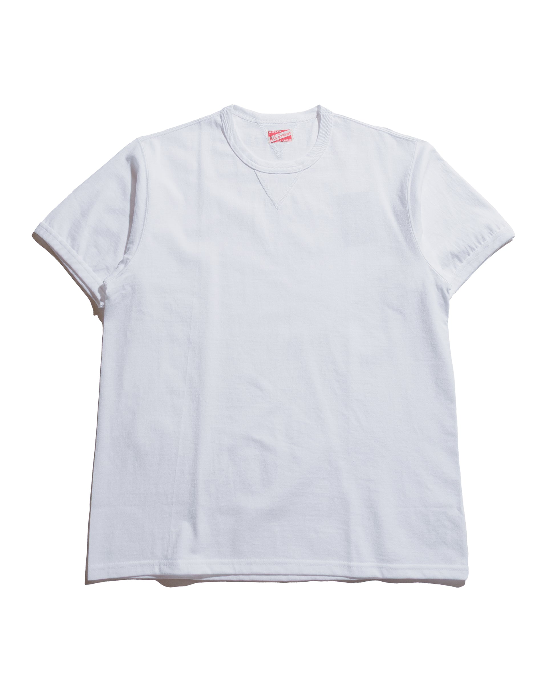 The Real McCoy's MC23020 Gusset Tee White