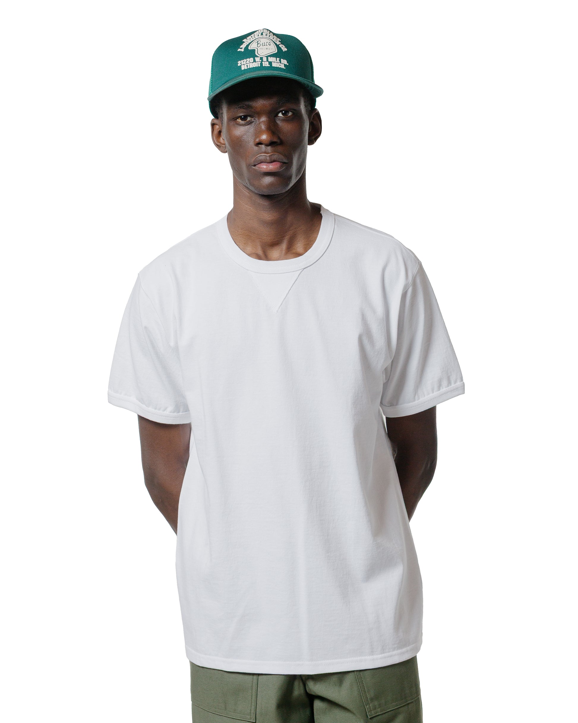 The Real McCoy's MC23020 Gusset Tee White