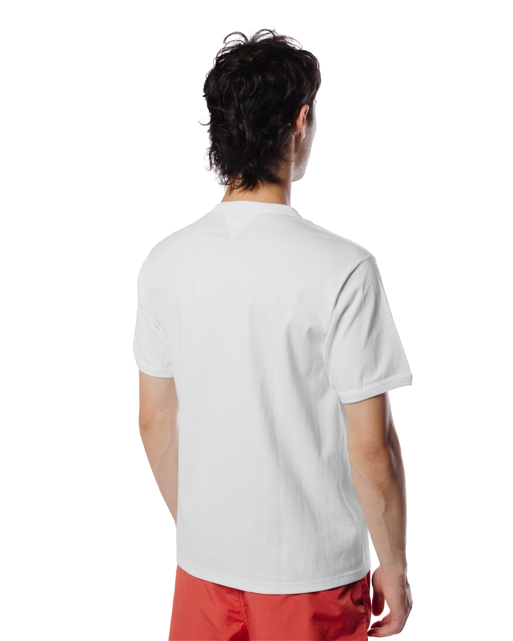 The Real McCoy's MC23020 Gusset Tee White Model Rear