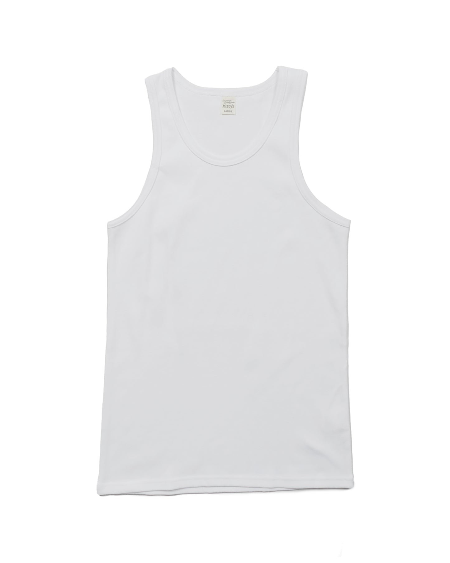 The Real McCoy's MC23025 McCoy's 2pcs Pack Undershirt White