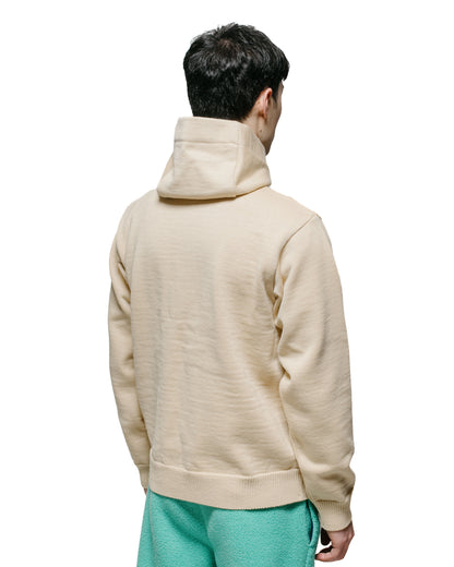 The Real McCoy's MC23107 30s Hooded Knit Sweater Ecru model back