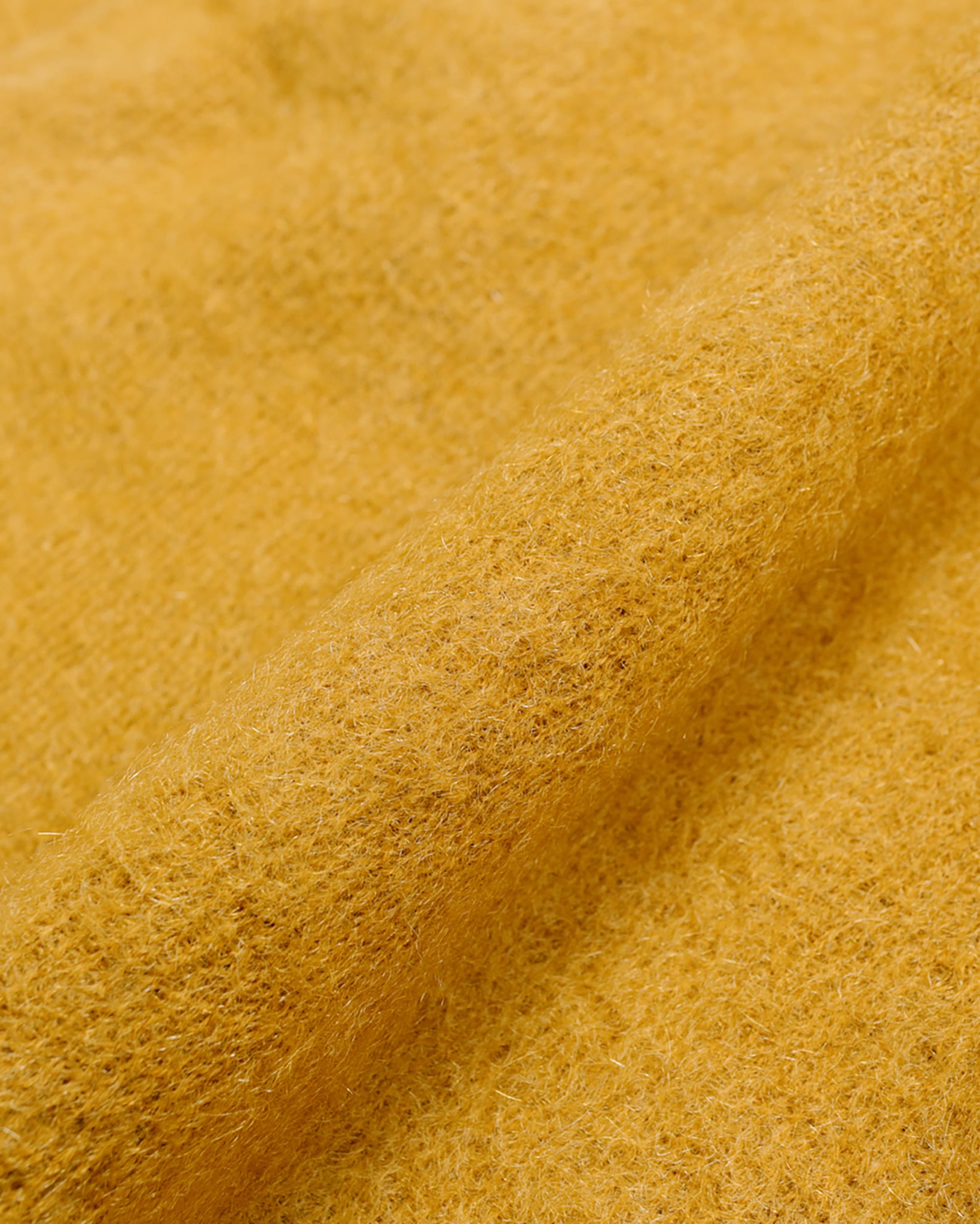 The Real McCoy's MC23109 JM Mohair V-Neck Sweater Mustard fabric