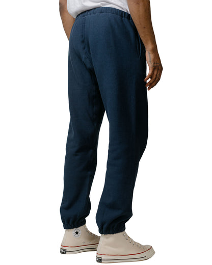 The Real McCoy's MC23203 Military Sweatpants / Plain Navy model back