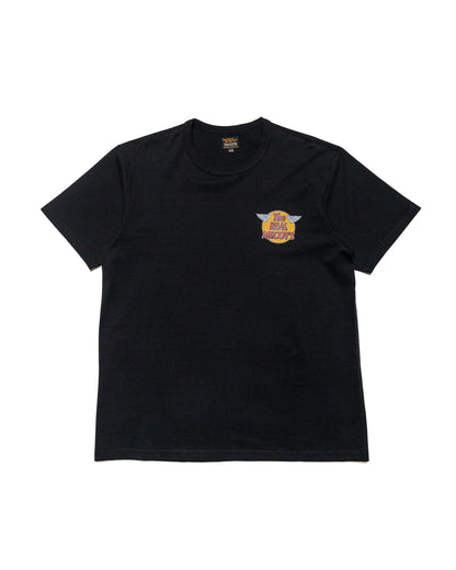 The Real McCoy's MC24004 The Real McCoy's Logo Tee S/S Black