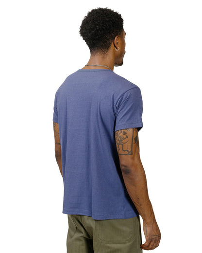 The Real McCoy's MC24014 Undershirt, Cotton, Summer MQ Navy model back