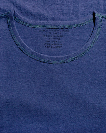 The Real McCoy's MC24014 Undershirt, Cotton, Summer MQ Navy