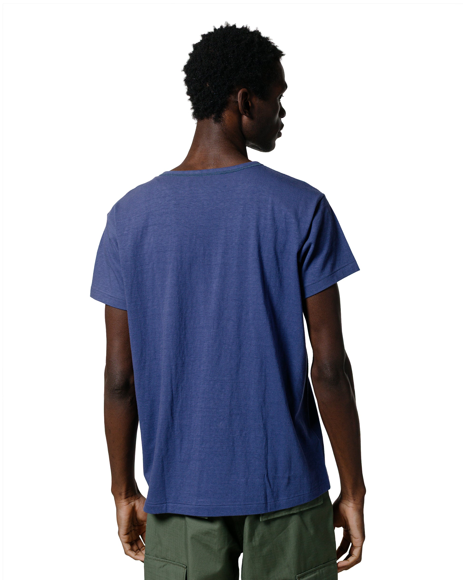 The Real McCoy's MC24014 Undershirt, Cotton, Summer MQ Navy