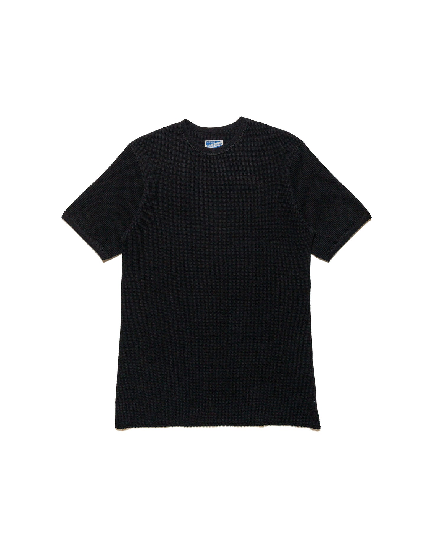 The Real McCoy's MC24018 Waffle Thermal Shirt SS Black