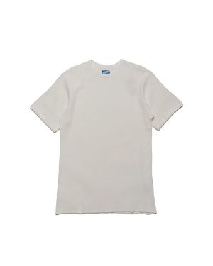 The Real McCoy's MC24018 Waffle Thermal Shirt SS White