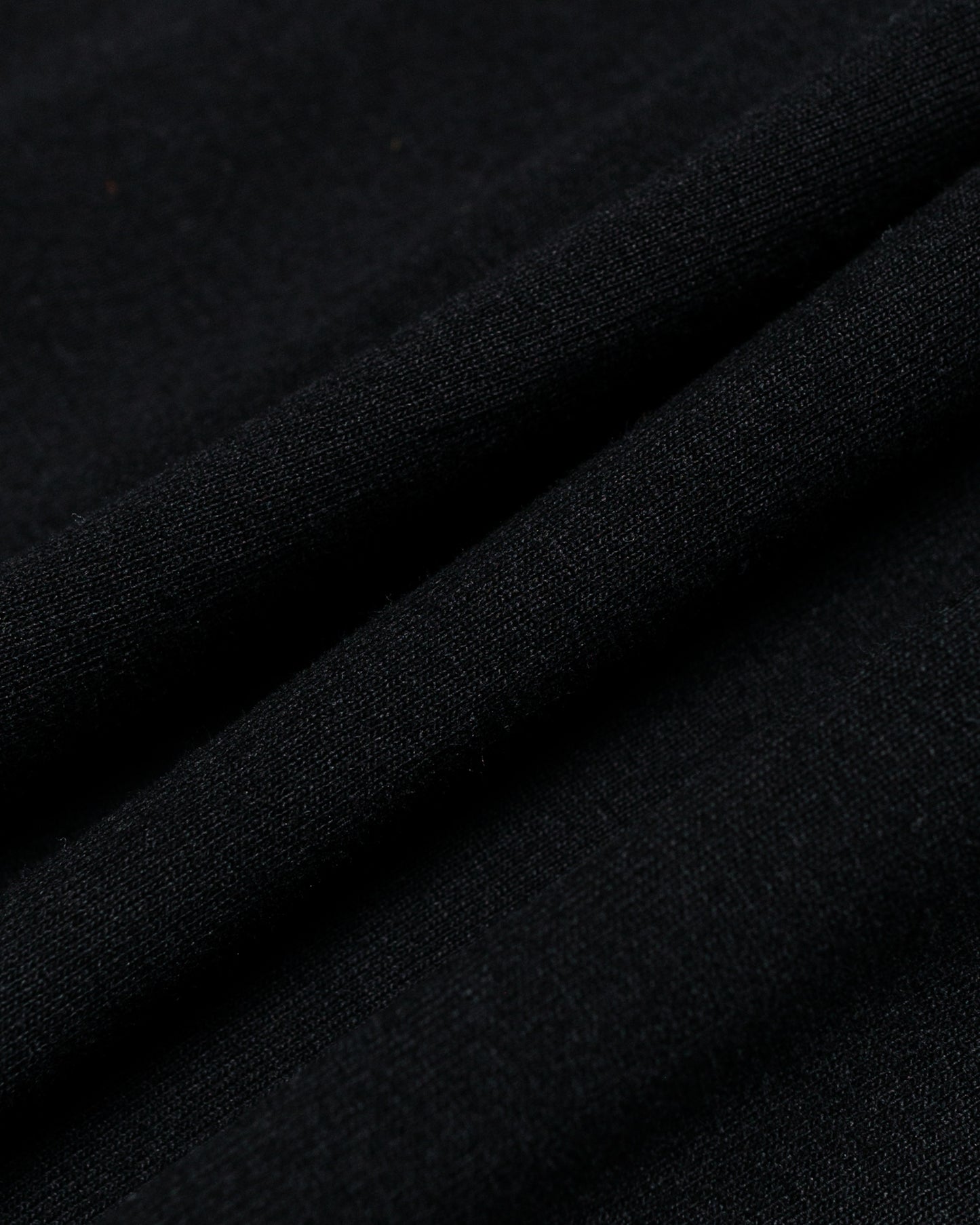 The Real McCoy's MC24019 Pocket Tee LS Black fabric