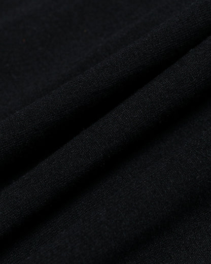 The Real McCoy's MC24019 Pocket Tee LS Black fabric