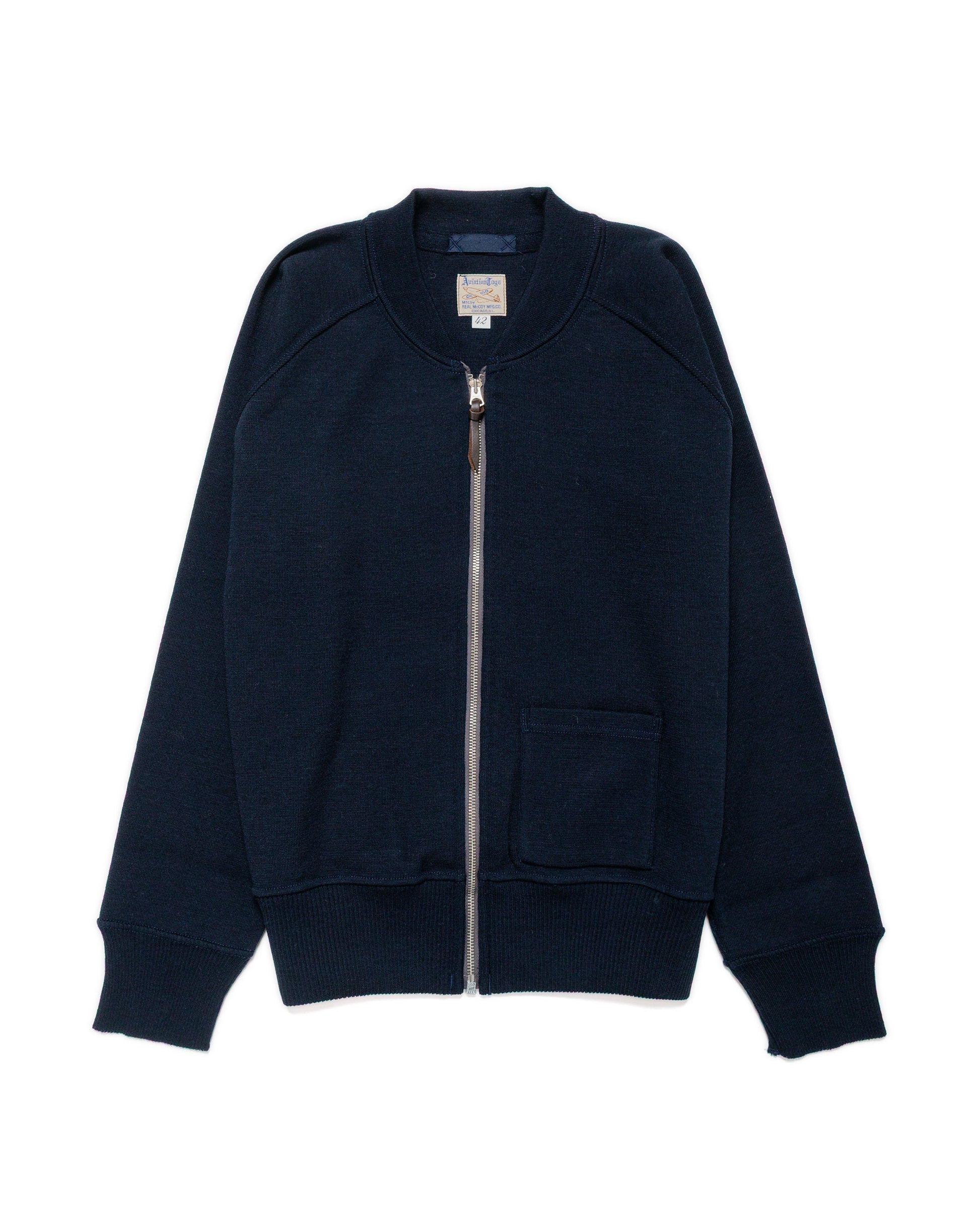 The Real McCoy's MC24106 Winter Aviation Sweater Navy