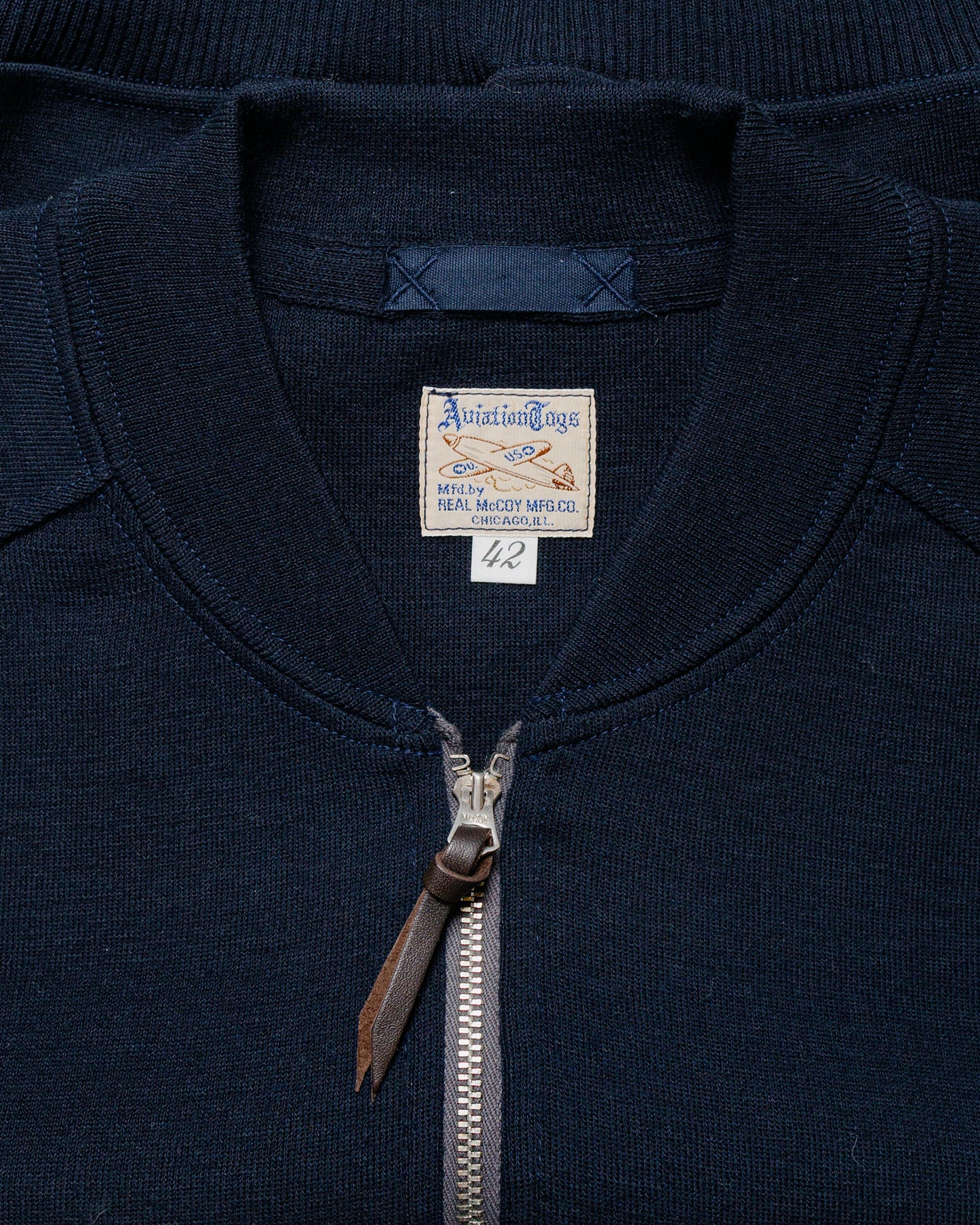The Real McCoy's MC24106 Winter Aviation Sweater Navy