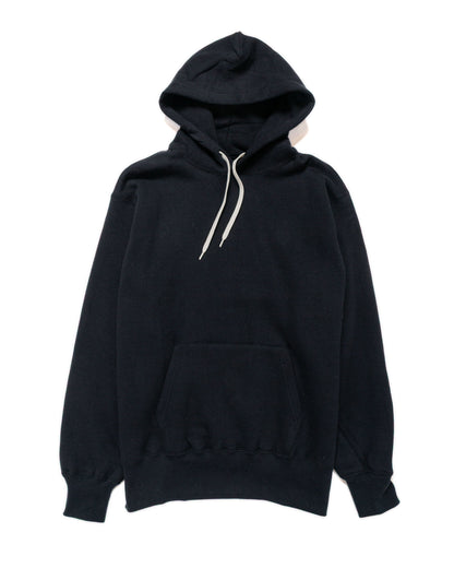 The Real McCoy’s MC24114 10 Oz. Loopwheel Hooded Sweatshirt Black