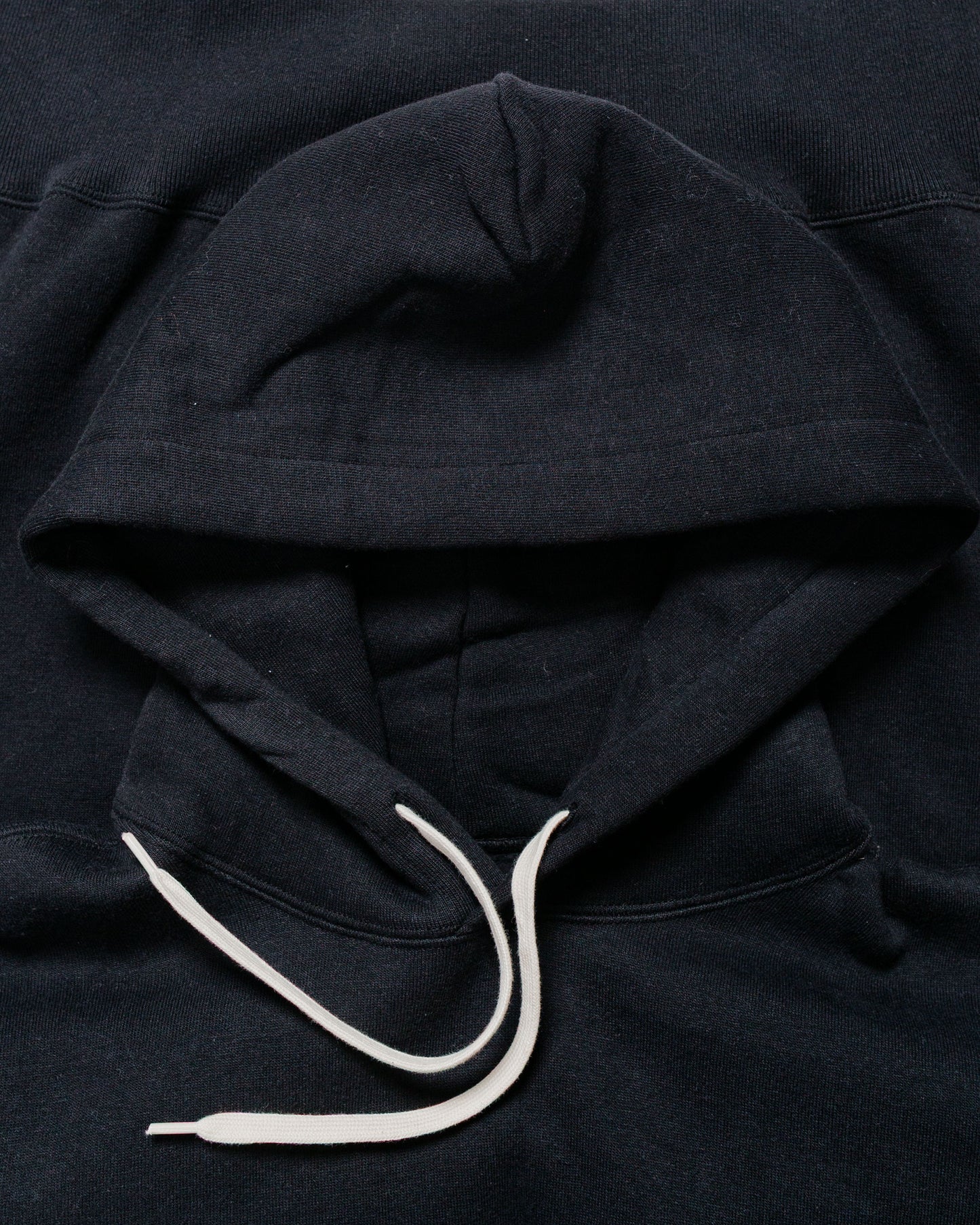 The Real McCoy’s MC24114 10 Oz. Loopwheel Hooded Sweatshirt Black