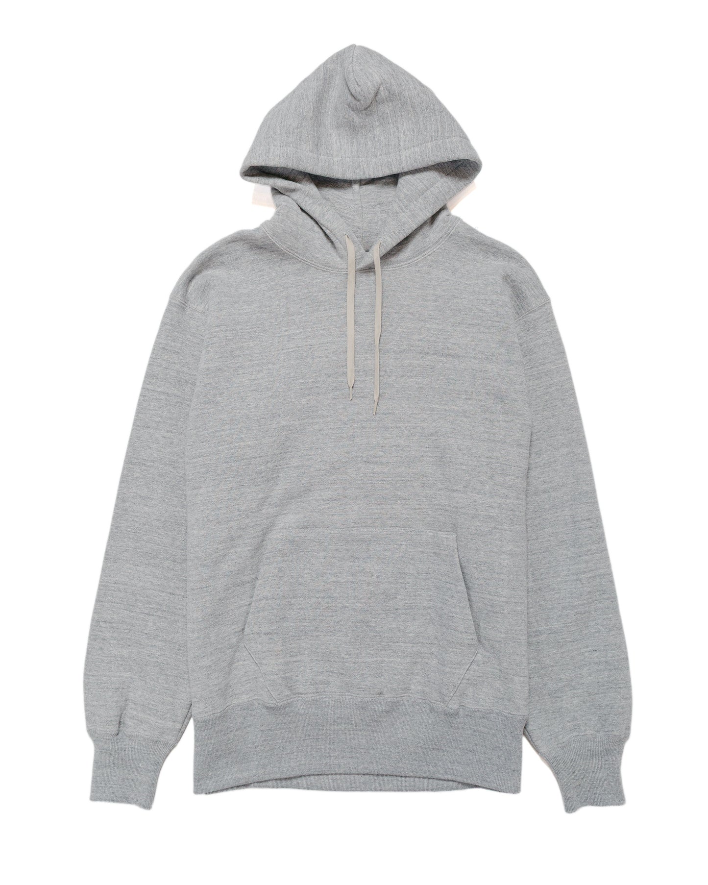 The Real McCoy’s MC24114 10 Oz. Loopwheel Hooded Sweatshirt Gray