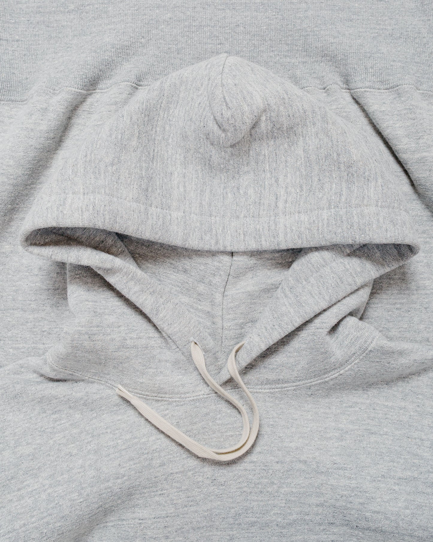 The Real McCoy’s MC24114 10 Oz. Loopwheel Hooded Sweatshirt Gray