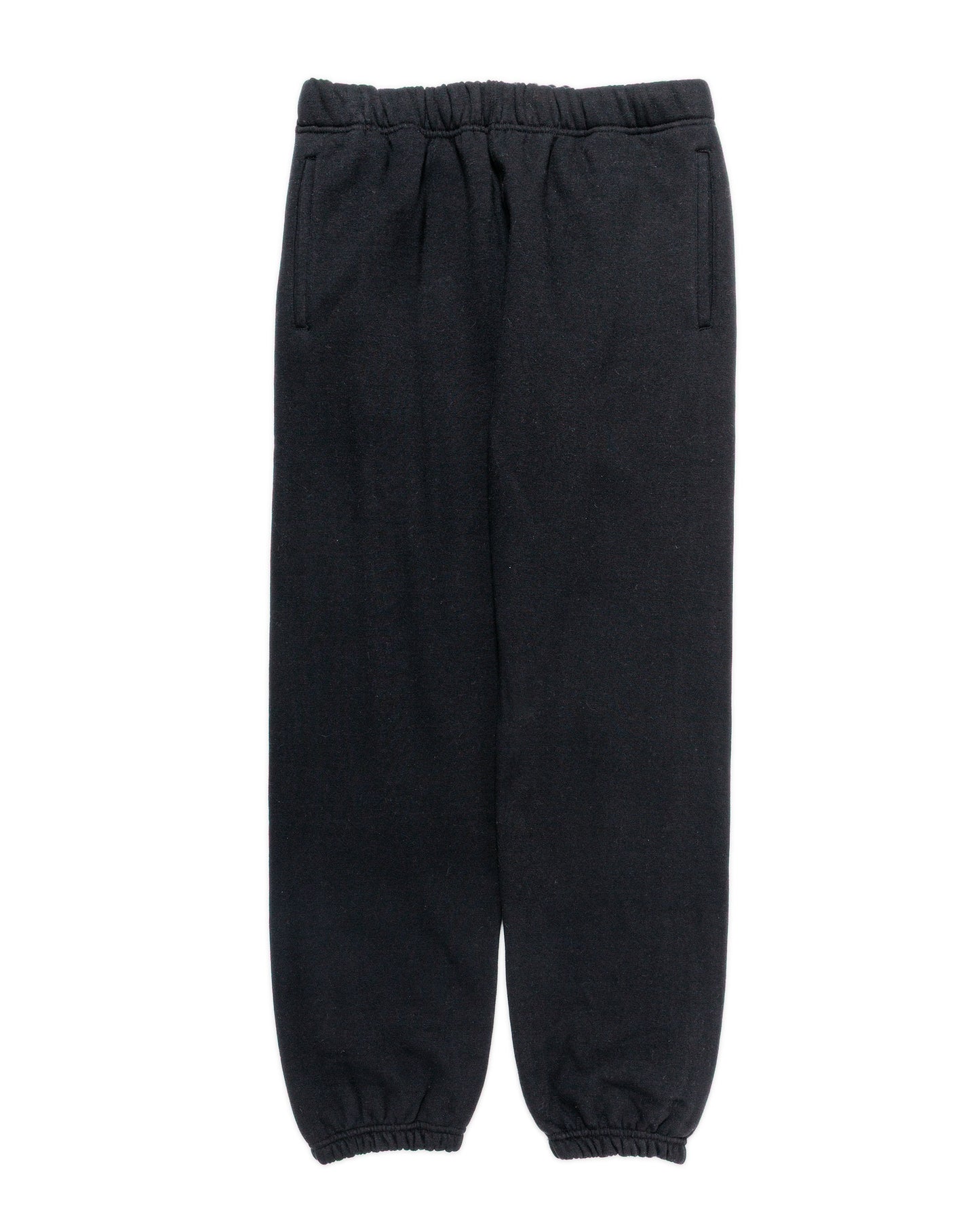 The Real McCoy's MC24116 10 Oz. Loopwheel Sweat Pants Black