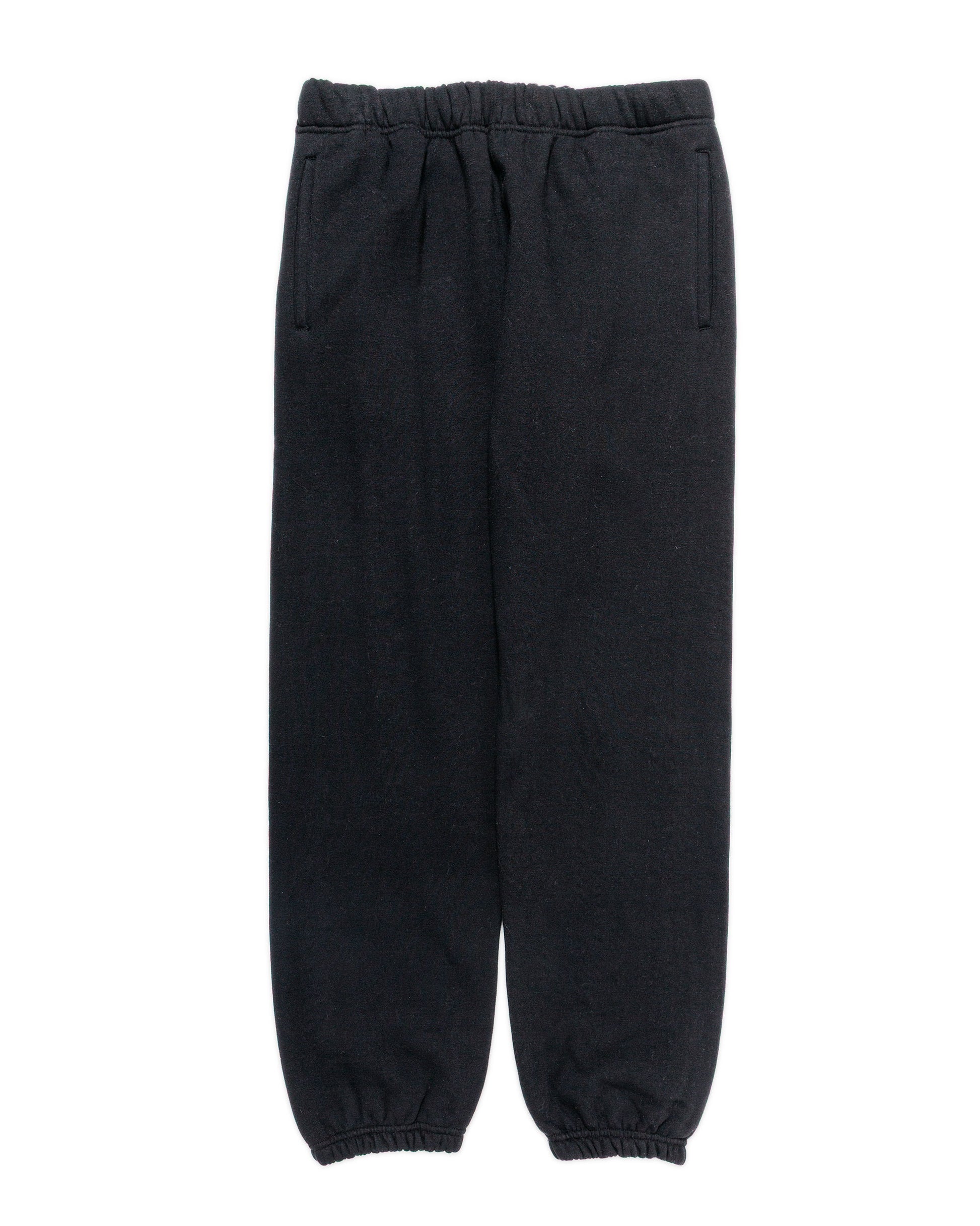 The Real McCoy's MC24116 10 Oz. Loopwheel Sweat Pants Black