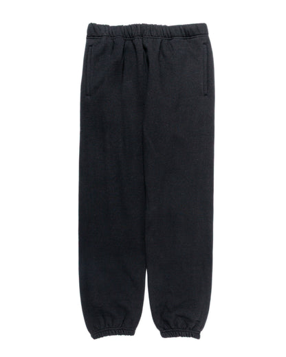 The Real McCoy's MC24116 10 Oz. Loopwheel Sweat Pants Black